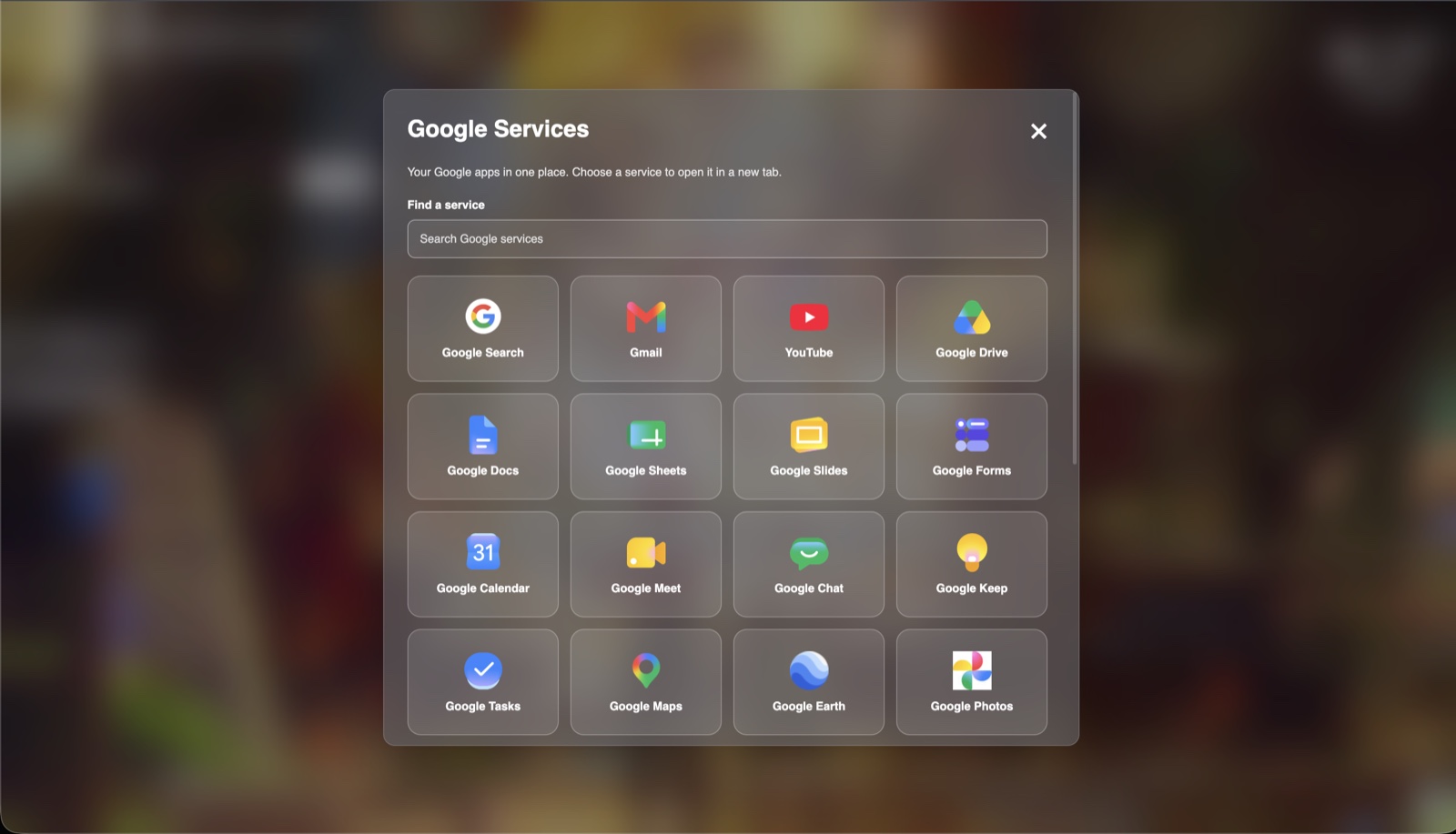 Octane Google Services directory
